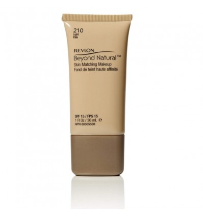 REVLON BEYOND NATURAL FONDO DE MAQUILLAJE 210 LIGHT PALE SPF 15 30 ml