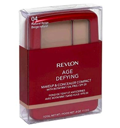 REVLON AGE REFYING MAKEUP & CONCEALER COMPACT 04 NATURAL BEIGE 11.3 g