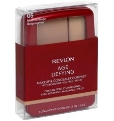 REVLON AGE REFYING MAKEUP & CONCEALER COMPACT 05 MEDIUM BEIGE 11.3 g REVLON AGE REFYING MAKEUP & CONCEALER COMPACT 05 MEDIUM BEIGE 11.3 g