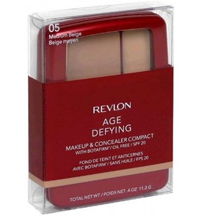 REVLON AGE REFYING MAKEUP & CONCEALER COMPACT 05 MEDIUM BEIGE 11.3 g