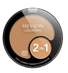 Revlon Colorstay Maquillaje Compacto 2-en-1 tono Nude 12,3 g
