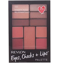 REVLON EYES , CHEEKS + LIPS PALETTE 100 ROMANTIC NUDES / NUS ROMANTIQUES REVLON EYES , CHEEKS + LIPS PALETTE 100 ROMANTIC NUDES / NUS ROMANTIQUES