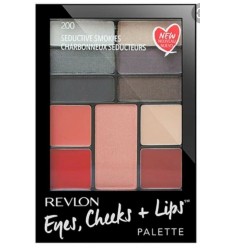 REVLON EYES , CHEEKS + LIPS PALETTE 200 SEDUCTIVE SMOKIES / CHARBONNEUX SEDUCTEURS REVLON EYES , CHEEKS + LIPS PALETTE 200 SEDUCTIVE SMOKIES / CHARBONNEUX SEDUCTEURS