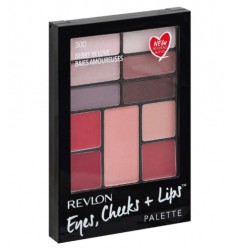 REVLON EYES , CHEEKS + LIPS PALETTE 300 BERRY IN LOVE / BAIES AMOUREUSES REVLON EYES , CHEEKS + LIPS PALETTE 300 BERRY IN LOVE / BAIES AMOUREUSES
