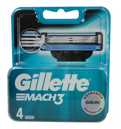 GILLETTE MACH 3 RECAMBIOS 4 UNIDADES