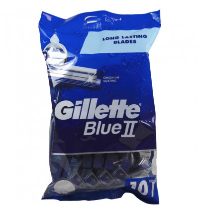 GILLETTE BLUE II 10 CUCHILLAS 2 HOJAS