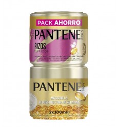 PANTENE RIZOS DEFINIDOS MASCARILLA PACK AHORRO 2 X 300 ml