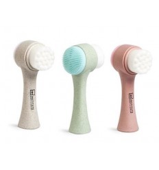 IDC INSTITUTE NATURAL FIBER FACIAL BRUSH 2IN1