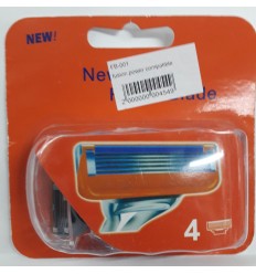 NEW DESING RAZOR BLADE 4 UNIDADES NEW DESING RAZOR BLADE 4 UNIDADES