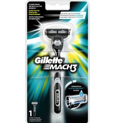 GILLETTE MACH 3 MAQUINILLA + RECAMBIO GILLETTE MACH 3 MAQUINILLA + RECAMBIO