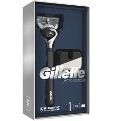 GILLETTE FUSION 5 PROSHIELD LIMITED EDITION MÁQUINA + RECAMBIO + SOPORTE