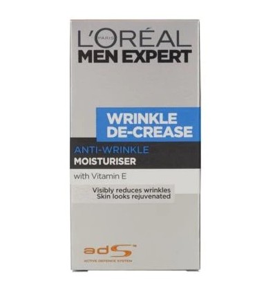LOREAL MEN EXPERT WRINKLE DE-CREASE MOISTURISER 50 ml