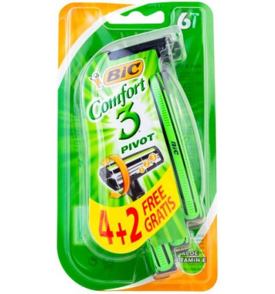 BIC COMFORT 3 PIVOT 4 + 2 UNIDADES