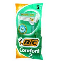 BIC COMFORT 2 VITAMINS + ALOE 5 UNIDADES