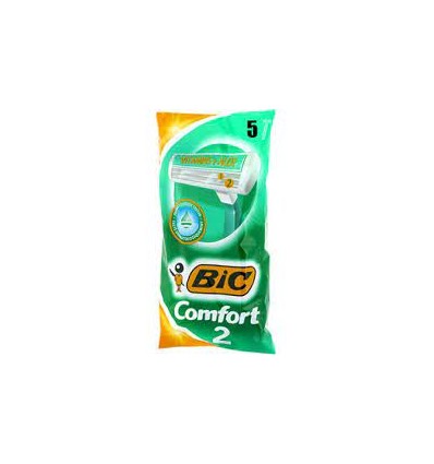 BIC COMFORT 2 VITAMINS + ALOE 5 UNIDADES