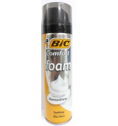 BIC COMFORT ESPUMA SENSITIVE ALOE VERA 250 ml