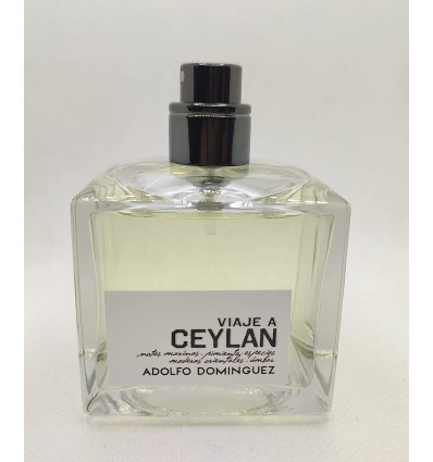 ADOLFO DOMINGUEZ VIAJE A CEYLAN MAN EDT 100 ml SPRAY SIN CAJA SIN TAPÓN