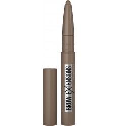 MAYBELLINE BROW EXTENSIONS 02 SOFT BROWN PERFILADOR DE CEJAS CON FIBRAS 0.4 g