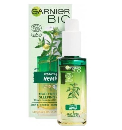 GARNIER BIO CÁÑAMO ACEITE MULTIREPRADOR NOCHE 30 ml