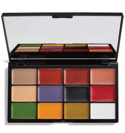 REVOLUTION PRO SFX FACE PAINT PALETTE SPECIAL EFFECT MAKEUP 12 X 1 g