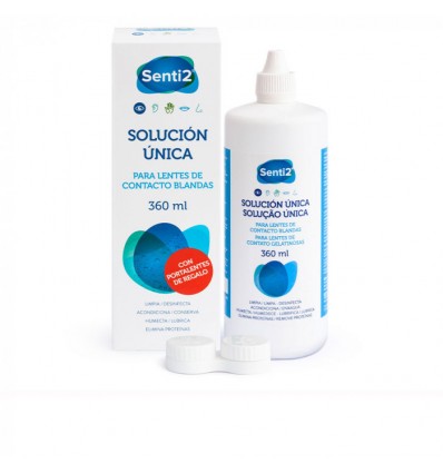 SENTI2 SOLUCIÓN ÚNICA PARA LENTES DE CONTACTO BLANDAS 360 ml
