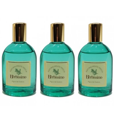 HERBÍSSIMO AGUA DE ENEBRO EAU DE COLOGNE 60 ml PACK 3 UNIDADES