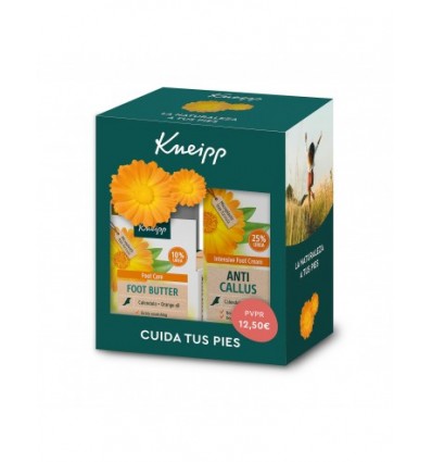 KNEIPP PACK CUIDADO PIES Bálsamo, crema intensiva y sales de baño