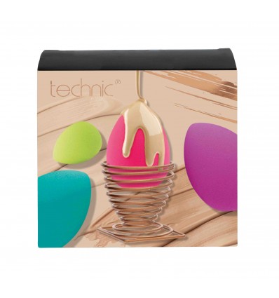 TECHNIC MAKEUP PACK 4 ESPONJAS Y SOPORTE Ref. 993221