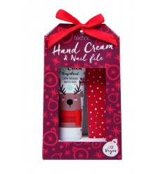 TECHNIC CHRISTMAS NOVELTY HAND CREAM & NAIL FILE