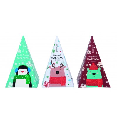 CHRISTMAS NOVELTY BATH SALT TREES