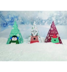 CHRISTMAS NOVELTY BATH SALT TREES CHRISTMAS NOVELTY BATH SALT TREES