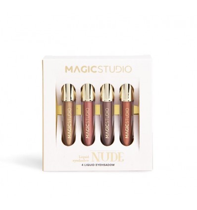 MAGIC STUDIO NUDE 4 PCS LIQUID EYESHADOWS SET