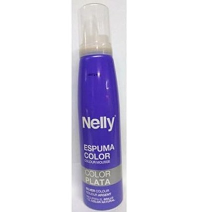 NELLY ESPUMA COLOR PLATA 150 ml