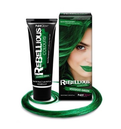 REBELLIOUS COLOURS VOODOO GREEN SEMI-PERMANET 70 ml