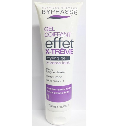 BYPHASSE EFFECT EXTREME GEL FIJADOR 1 EXTRA FUERTE 250 ml