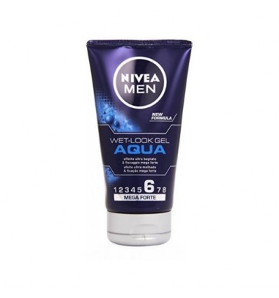 NIVEA MEN AQUA WET-LOOK GEL 6 MEGA FORTE 150 ml