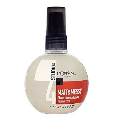 LOREAL STUDIO LINE MATT & MESSY FIJACIÓN 4 SALT SPRAY 150 ml