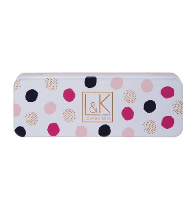 LOVE & KISSES COSMETICS TIN