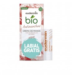 EUDERMIN BIO ANTIMANCHAS CREMA DE MANOS 75 ml + PROTECTOR LABIAL 5 g