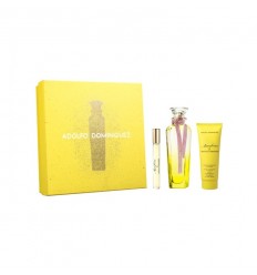 ADOLFO DOMINGUEZ AGUA FRESCA DE MIMOSA CORIANDRO EDT 120 ml SPRAY + EDT 10 ml SPRAY + LOCIÓN CORPORAL 75 ml
