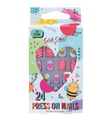 CHIT CHAT STICK ON NAILS BEE HAPPY CHIT CHAT STICK ON NAILS BEE HAPPY