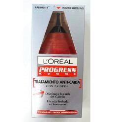 LOREAL PROGRESS HOMME TRATAMIENTO ANTICAIDA 126 ml