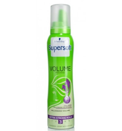 SUPERSOFT VOLUME MOUSSE EXTRA STRONG HOLD 3 150 ml
