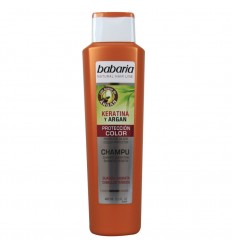 BABARIA KERATINA & ARGÁN CHAMPÚ PROTECTOR DEL COLOR 400 ml + ACONDICIONADOR ALOE VERA & ARGÁN 300 ml