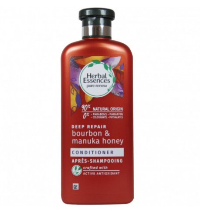 HERBAL ESSENCE ACONDICIONADOR BOURBON & MIEL DE MANUKA 400 ml