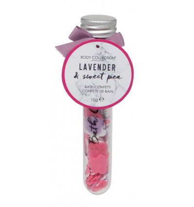 BODY COLLECTION LAVENDER BATH CONFETTI TUBES