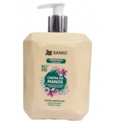 SANKO CREMA DE MANOS HIDRATANTE RÁPIDA ABSORCIÓN 400 ml