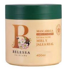 BELESSA MIEL Y JALEA REAL MASCARILLA SIN PARABENOS 400 ml