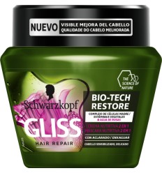 GLISS BIO-TECH RESTORE MASCARILLA NUTRITIVA 2 EN 1 PROMO 2 X 300 ml