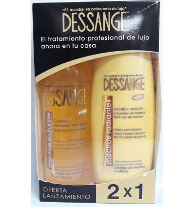 DESSANGE MECHAS RADIANTES CHAMPÚ 250 ml + ACONDICIONADOR 200 ml